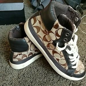 Coach high top sneakers